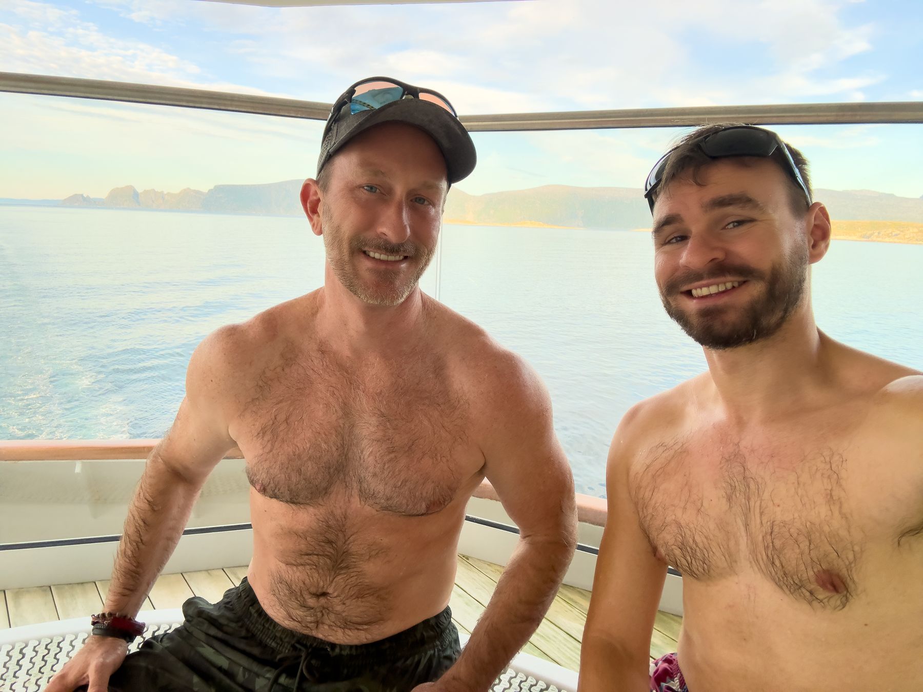 Me and Seth in Hot Tub, Finnmark 2